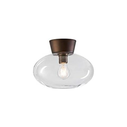 Belid Bullo - Plafoniera Globo Filo 1 Luce Ossido, E27 en oferta