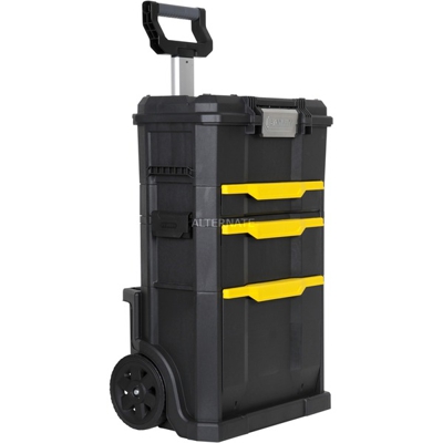 STST1-70344 valigetta porta attrezzi Custodia trolley Nero, Giallo, Carrello