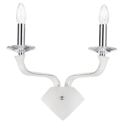 I-DESDEMONA / AP2 - Applique a due bracci bianco pitonato 40 watt E14 características