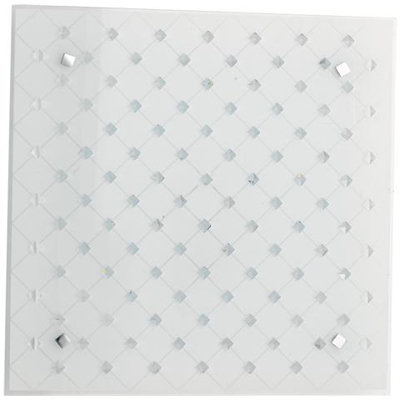 I-FLORIAN / PL40 - Plafoniera dalla linea classica con decorazione moderna e luci led 28 watt