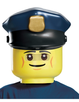 Maschera poliziotto Lego™ per bambino