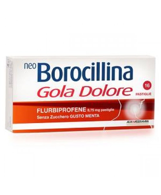 NeoBorocilina Gola DoloreFlurbiprofene 8.75mg 16 Pastiglie Senza Zucchero