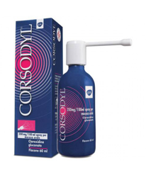 Gsk Corsodyl Spray 200mg/100ml Disinfettante Del Cavo Orale Flaconcino 60ml en oferta