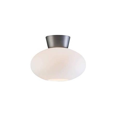 Belid Bullo - Plafoniera Globo A Filo 1 Luce Grigio Ossido, Attacco E27