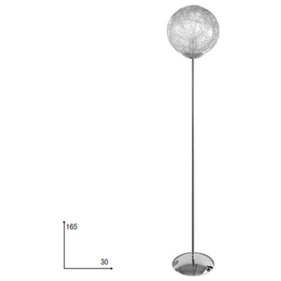 Lampada da terra piantana per arredo interno 30x165