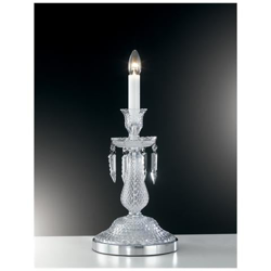 I-LOUVRE / L1 - Lampada da tavolo con cristalli e finiture cromate 40 watt E14 características