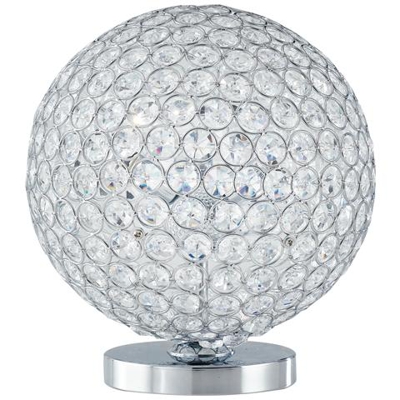 I-PLANET / L - Lampada da tavolo dalla forma sferica luminosa per i cristalli incastonati 28 watt G9