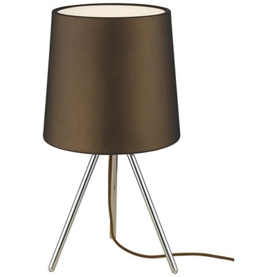 I-MARLEY / L MAR - Lampada da tavolo a tre piedi moderna di colore marrone 13 watt E14
