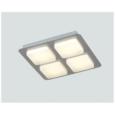 LED-MADISON-Q4 - Plafoniera quadrata con luci led cubiche bianco 6 watt