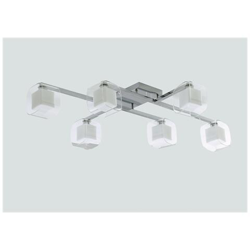 I-YOGA-PL6 - Plafoniera con paralumi originali cromata 42 watt G9 en oferta