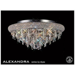 Inspired Diyas - Alexandra - Filo Soffitto 7 Luci Cromo Lucido, Cristallo características