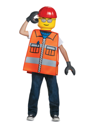 Costume da operaio di cantiere Lego™ per bambino en oferta