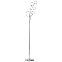 I-BLOG-PT5 - Lampada da terra Piantana semplice cromata e elegante 28 watt G9 características