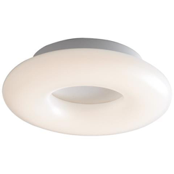 Plafoniera Metallo Bianco Diffusore Anello Opale Interno Led 16 Watt Luce Naturale Ambiente Led-mylion-pl30 precio