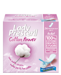 Lady Presteril Cotton Power Pocket Proteggi Slip In Cotone 24 Pezzi en oferta