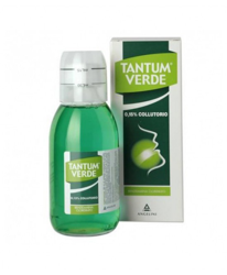 Tantum Verde Colluttorio 0,15% Azione Disinfettante Ed Antinfiammatoria 240ml características