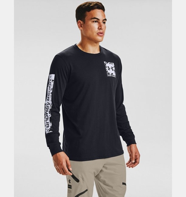 Maglia a manica lunga UA Box Logo Sketch da uomo