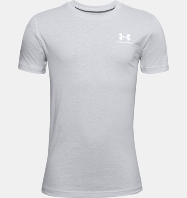 Maglia a manica corta UA Sportstyle Left Chest da ragazzo