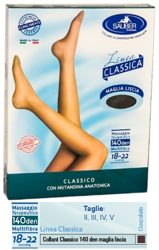 SAUBER CLASSICO COLLANT 140 DENARI MAGLIA LISCIA CIOCCOLATO 5 características