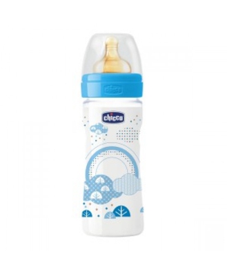 Chicco Biberon Benessere Polipropilene E Caucciù 250ml Boy +2Mesi