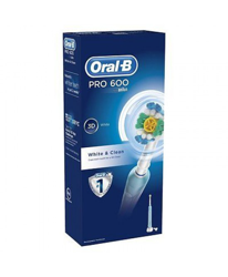 Oral-B PRO 600 White & Clean Spazzolino Elettrico en oferta