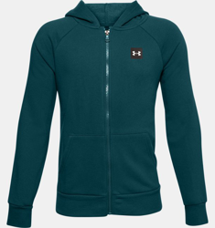 Felpa con cappuccio UA Rival Fleece Full Zip da ragazzo precio