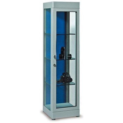 Vetrinetta blindata a ripiani gxy GA / R GA / 45R 1800x450x450mm