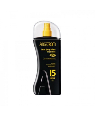 Angstrom Latte Solare Spray Protettivo Spf15 200ml