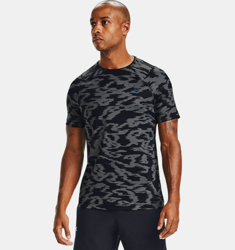 Maglia a manica corta UA RUSH™ HeatGear® Fitted Printed da uomo precio
