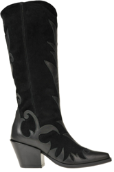 Suede texan boots características