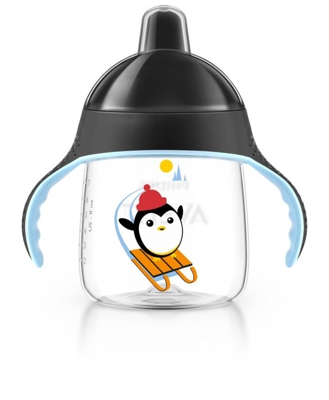Philips Avent Tazza Con Beccuccio dEcorata Nera 260ml