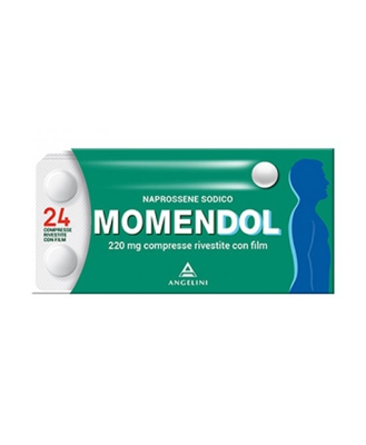 MomenDOL 220mg Naprossene Sodico 24 Compresse Rivestite