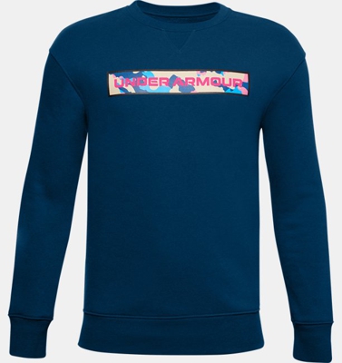 UA Rival Fleece Crew da uomo