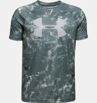 Maglia a manica corta UA Tech™ Big Logo Printed da ragazzo