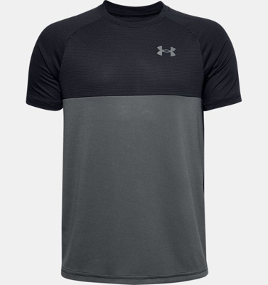 Maglia a manica corta UA Tech™ Colorblock da ragazzo