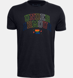 T-shirt UA Multicolor Wordmark da ragazzo precio