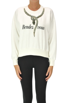 Rendez Vous embellished sweatshirt