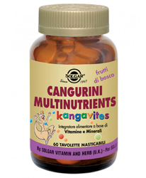 Solgar Cangurini Multinutrients Masticabili 60 Tavolette Frutti Tropicali en oferta