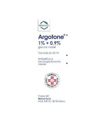 Argotone 1% + 0.9% Gocce Nasali 20ml