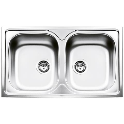 Lavello LYP862 2 Vasche Dimensioni 37 x 47 cm Acciaio Inox