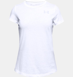 Maglia a manica corta UA Crew da ragazza características