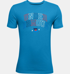T-shirt UA Multicolor Wordmark da ragazzo precio