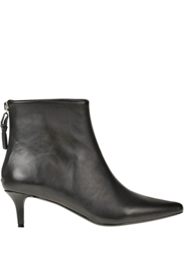 Leather ankle boots