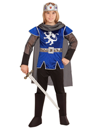Costume da cavaliere re blu per bambino características