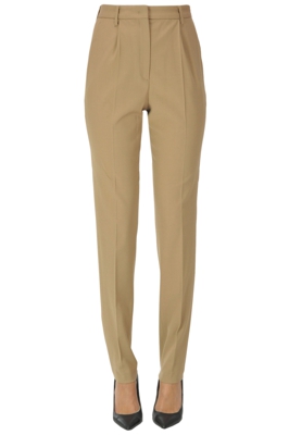 Cotton cigarette trousers
