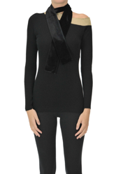 Ribbed knit pullover en oferta