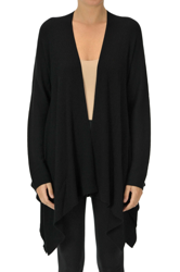 Ribbed knit maxi cardigan precio