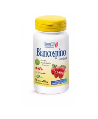 LongLife Biancospino Integratore Alimentare 60 Capsule Vegetali