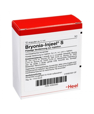 Heel Bryonia Injeel 10f Fiale Da 1,1ml