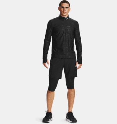 Maglia UA Qualifier Stealth ½ Zip da uomo